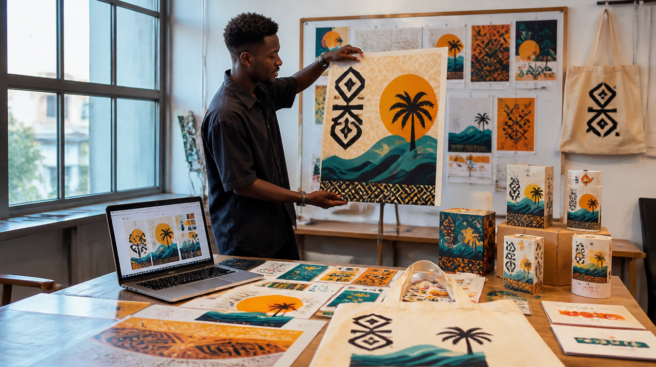 Axim Coastal Festival rebrand and cultural collateral